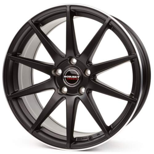 Borbet GTX farba: black rim polished matt 10x20 5x112 ET35